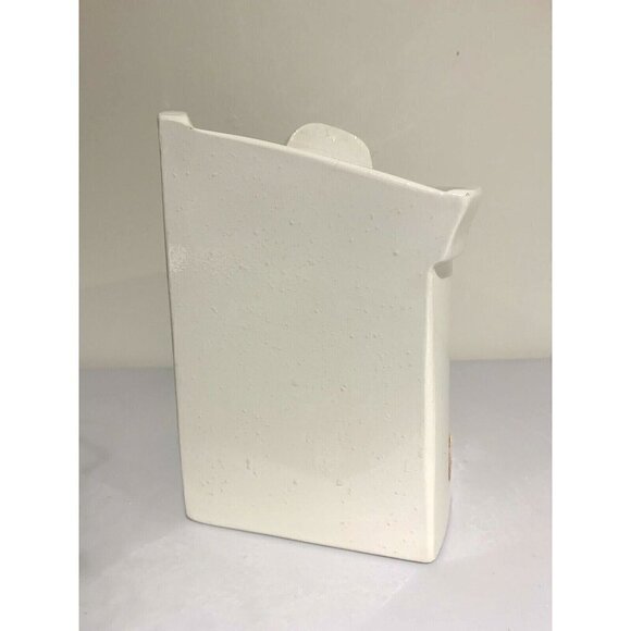 VINTAGE HERSHEY 1985 Canister Off White Brown Country Village With Lid Container - Picture 4 of 7